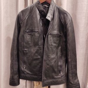 Black Lambskin Leather Jacket